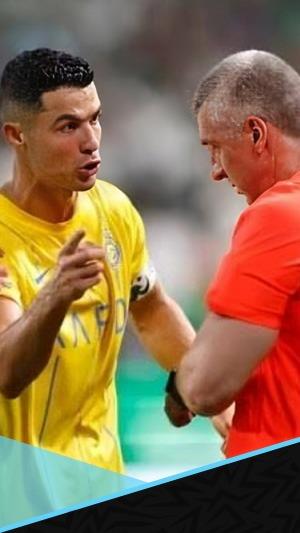 ماذا حدث بين كريستيانو رونالدو وأقوى حكم في العالم؟